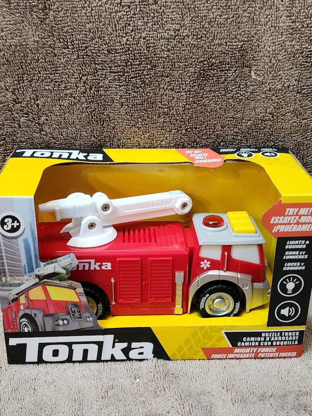 TONKA Mighty Force - Fire Truck - Lights and Sounds - NEW NIB